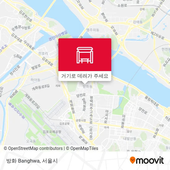 방화 Banghwa 지도