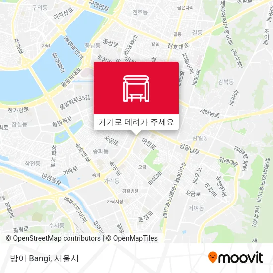 방이 Bangi 지도