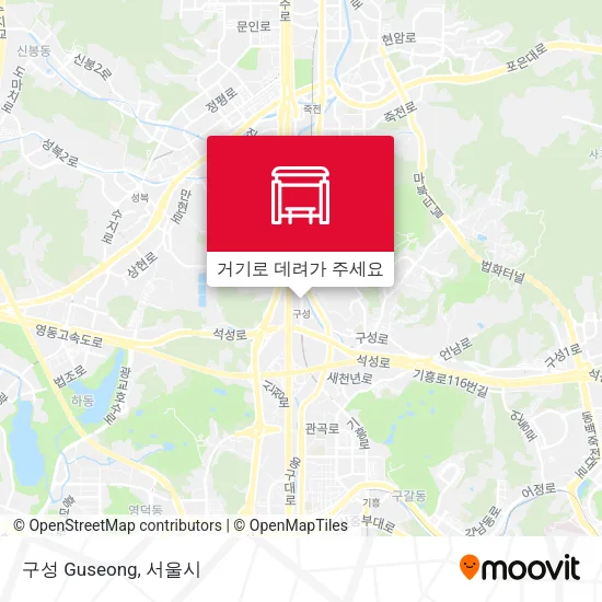 구성 Guseong 지도