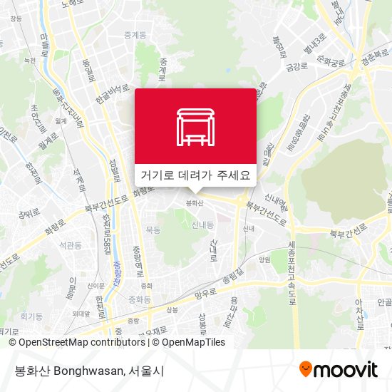 봉화산 Bonghwasan 지도