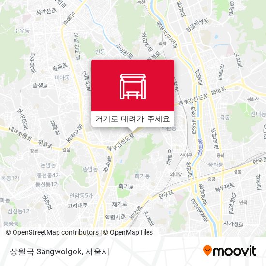 상월곡 Sangwolgok 지도
