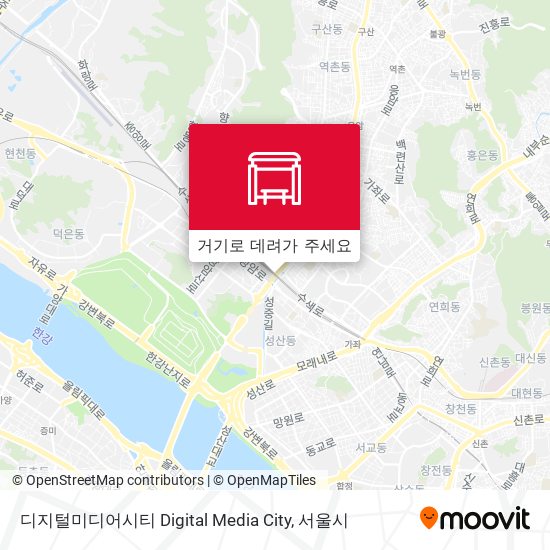 디지털미디어시티 Digital Media City 지도