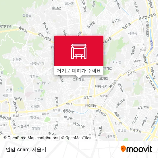 안암 Anam 지도