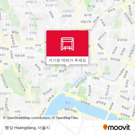 행당 Haengdang 지도