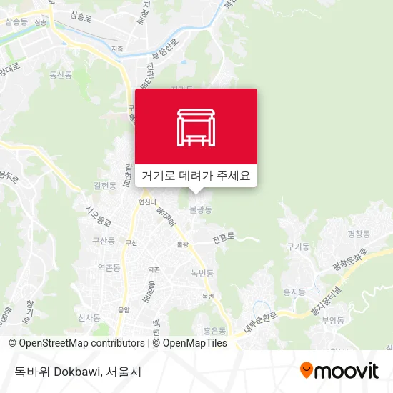 독바위 Dokbawi 지도