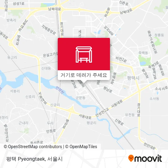 평택 Pyeongtaek 지도