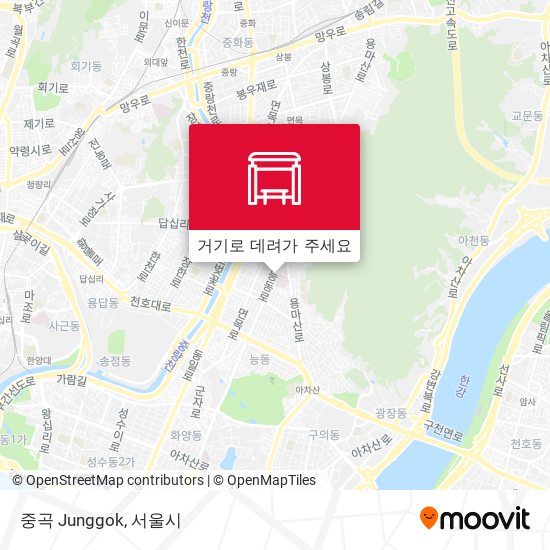 중곡 Junggok 지도