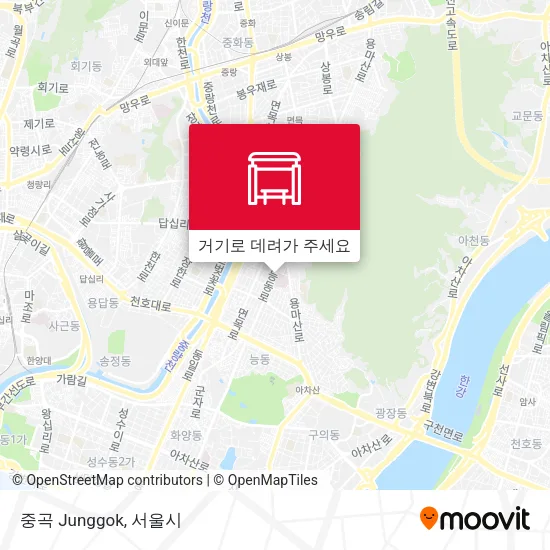 중곡 Junggok 지도