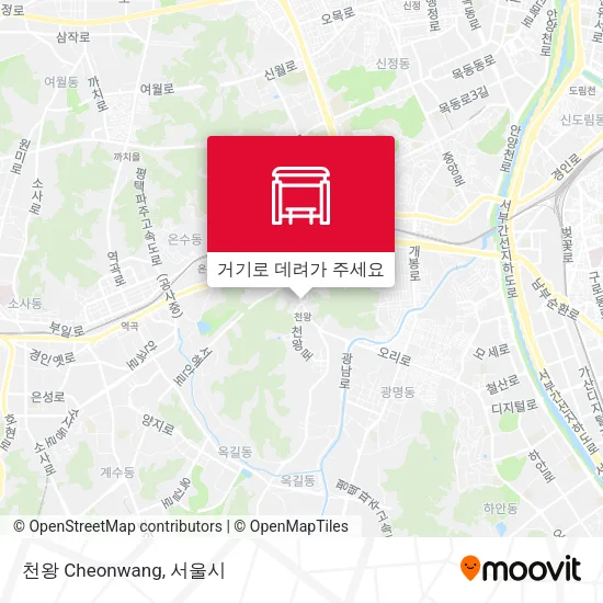 천왕 Cheonwang 지도