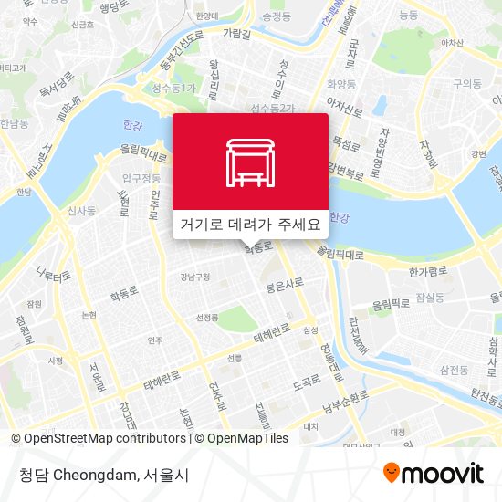 청담 Cheongdam 지도