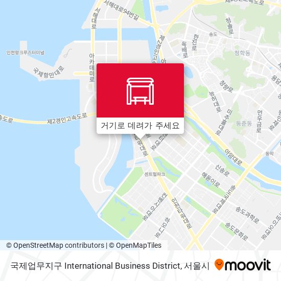 국제업무지구 International Business District 지도