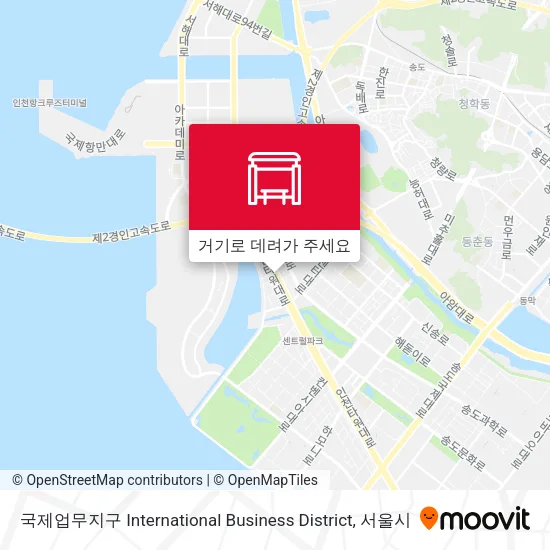 국제업무지구 International Business District 지도