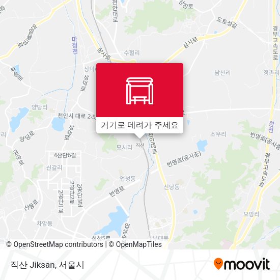 직산 Jiksan 지도