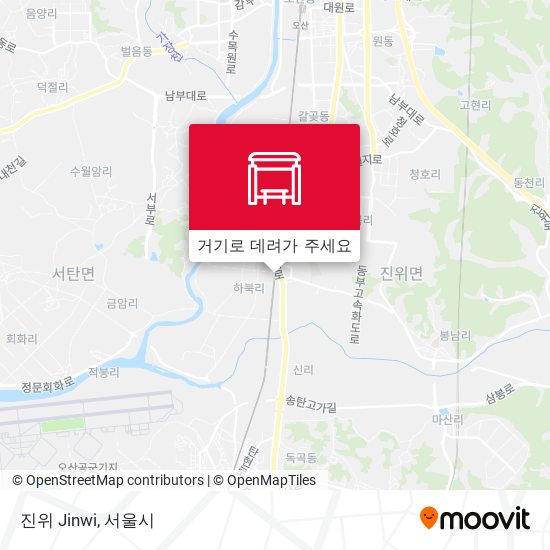 진위 Jinwi 지도