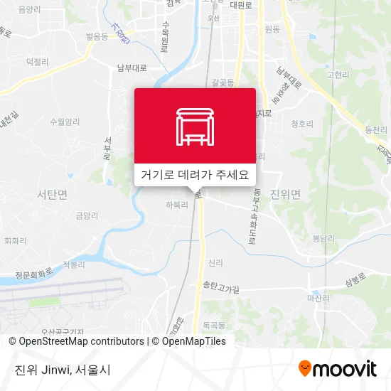 진위 Jinwi 지도