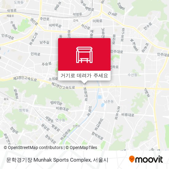 문학경기장 Munhak Sports Complex 지도