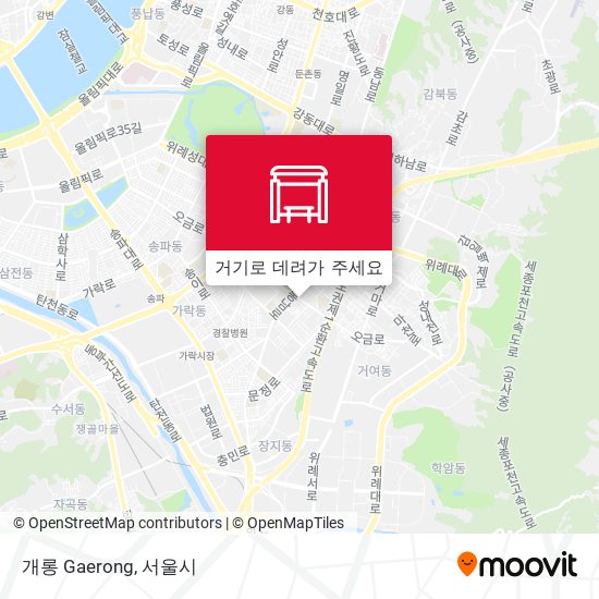 개롱 Gaerong 지도