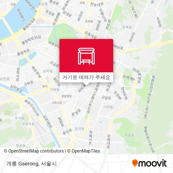 개롱 Gaerong 지도