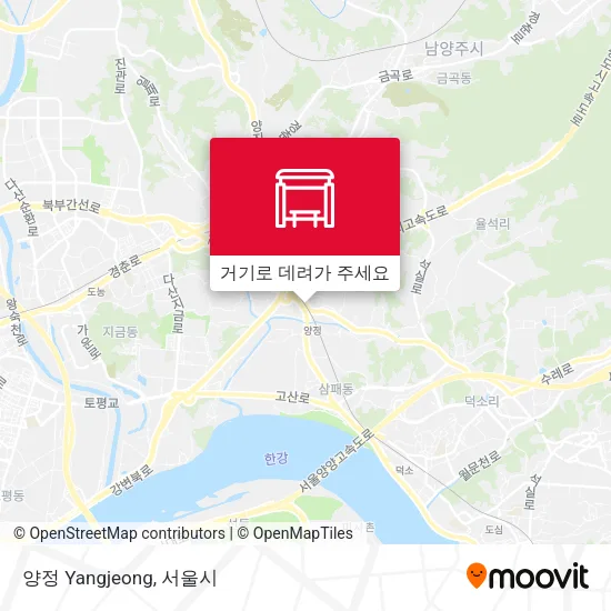 양정 Yangjeong 지도