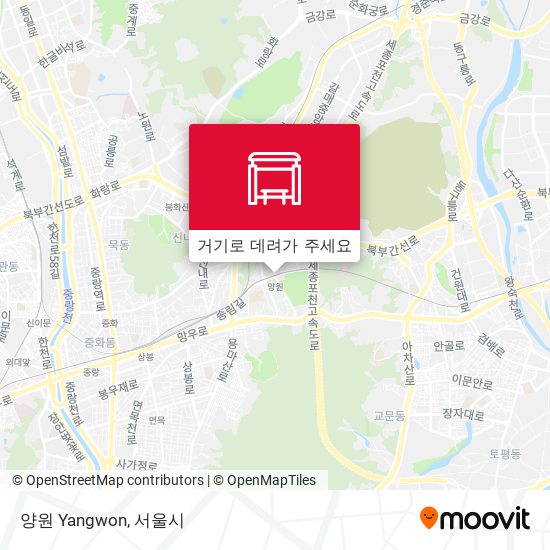 양원 Yangwon 지도