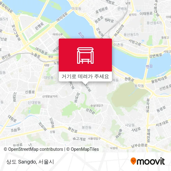 상도 Sangdo 지도