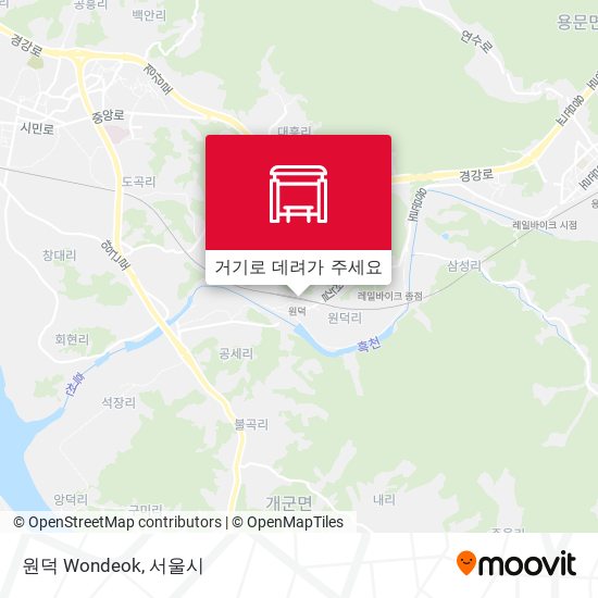 원덕 Wondeok 지도