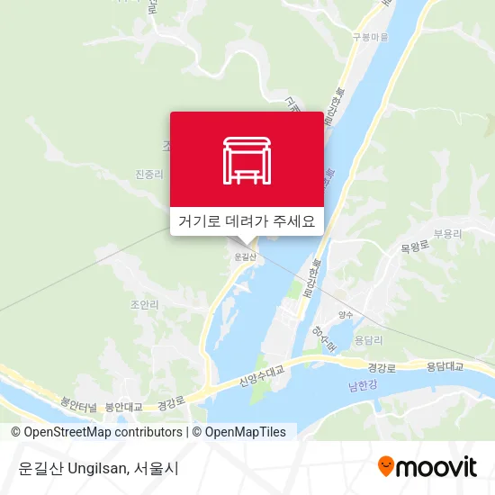 운길산 Ungilsan 지도