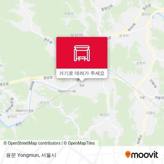 용문 Yongmun 지도