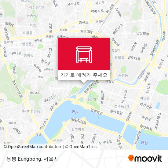 응봉 Eungbong 지도