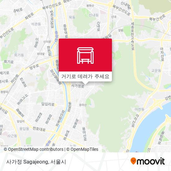 사가정 Sagajeong 지도
