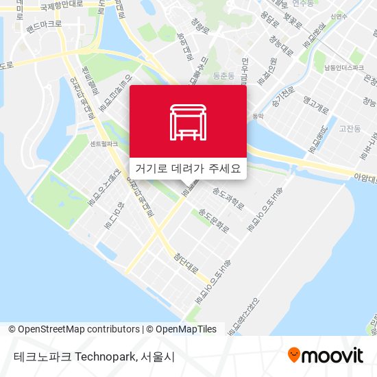 테크노파크 Technopark 지도