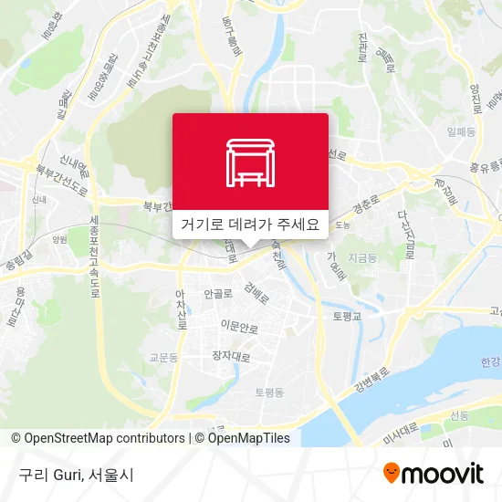 구리 Guri 지도