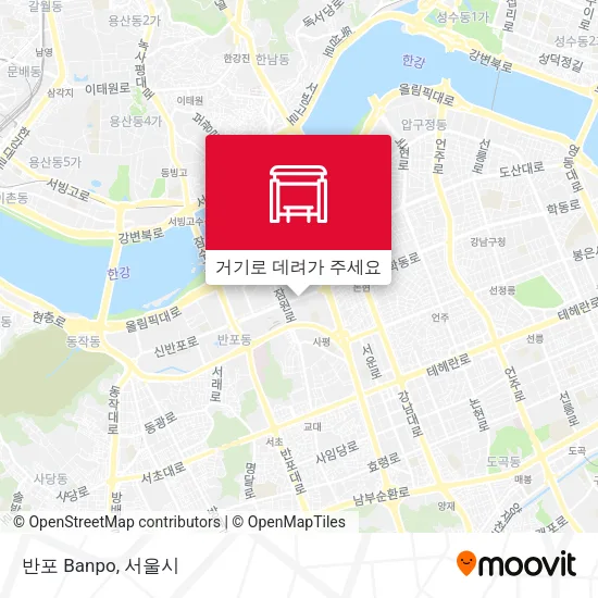 반포 Banpo 지도