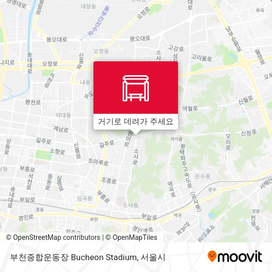 부천종합운동장 Bucheon Stadium 지도