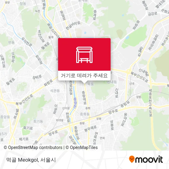 먹골 Meokgol 지도