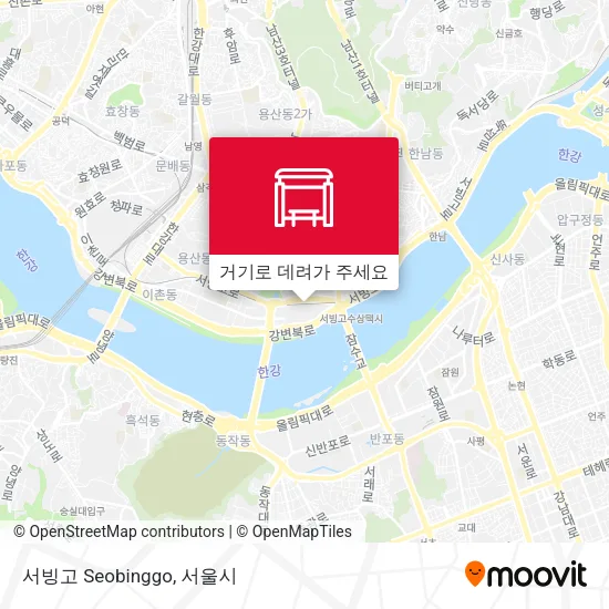 서빙고 Seobinggo 지도