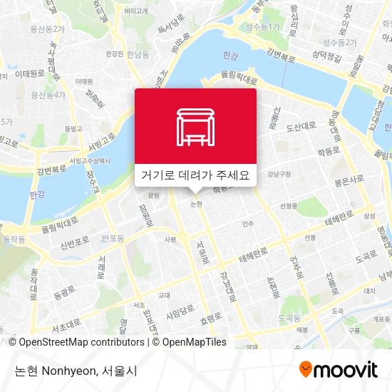 논현 Nonhyeon 지도