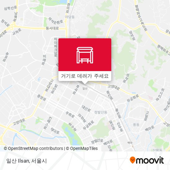 일산 Ilsan 지도