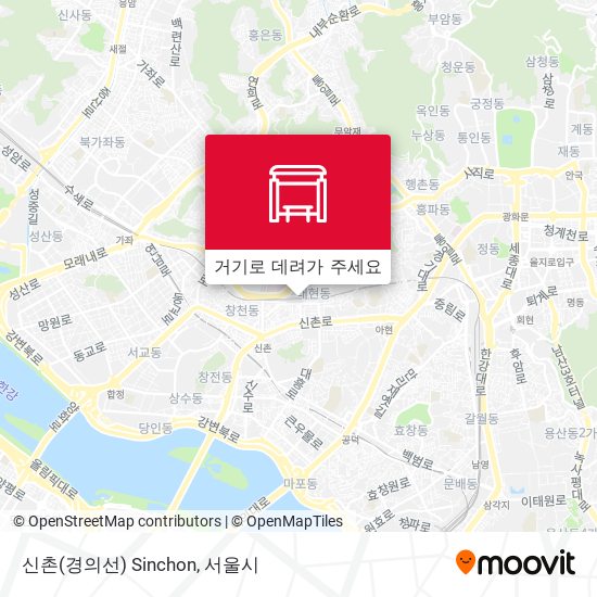 신촌(경의선) Sinchon 지도