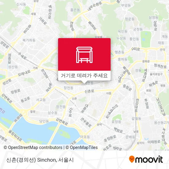 신촌(경의선) Sinchon 지도