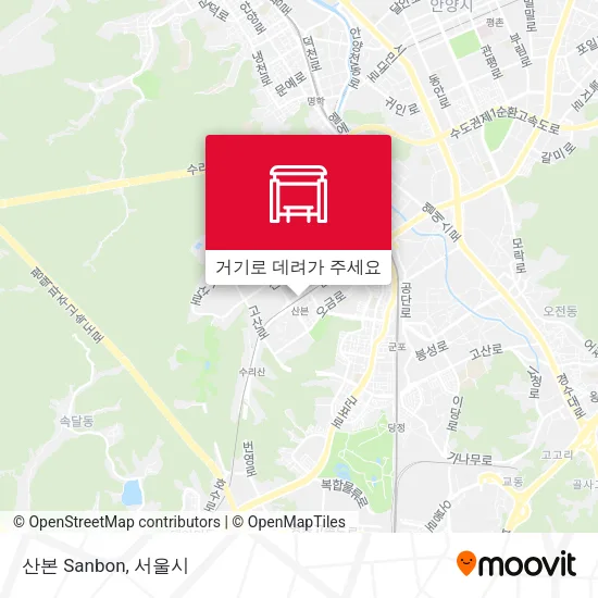산본 Sanbon 지도
