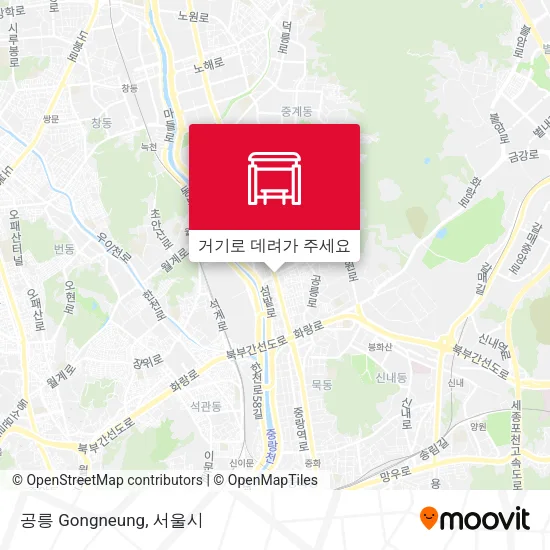 공릉 Gongneung 지도