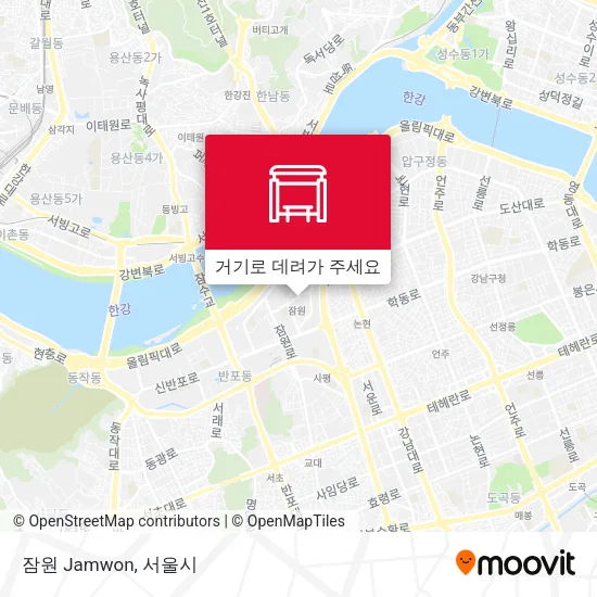 잠원 Jamwon 지도