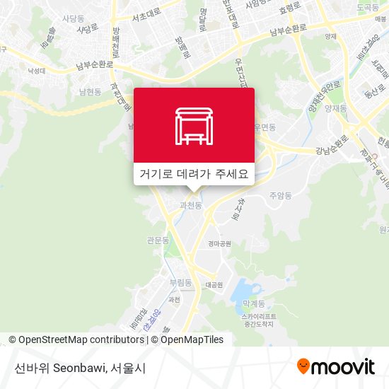 선바위 Seonbawi 지도