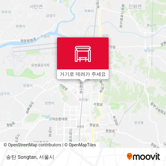 송탄 Songtan 지도