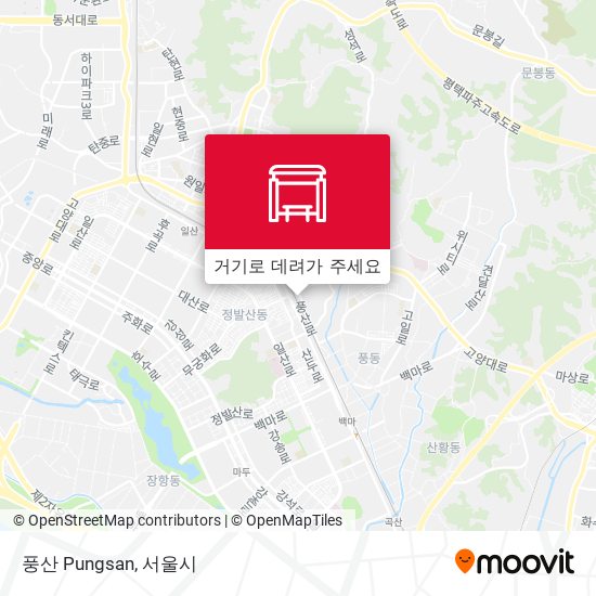 풍산 Pungsan 지도