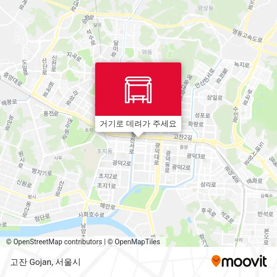 고잔 Gojan 지도