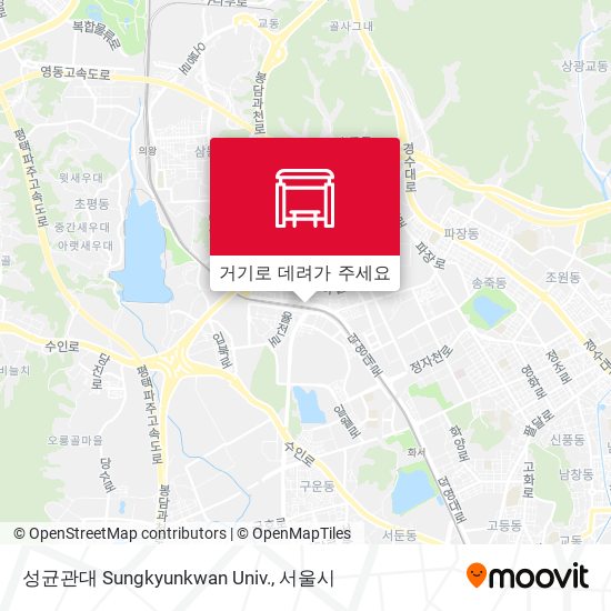 성균관대 Sungkyunkwan Univ. 지도