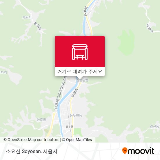 소요산 Soyosan 지도