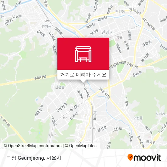 금정 Geumjeong 지도